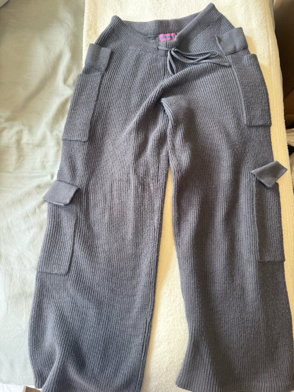 Edikted Wynter Knit Cargo Pants